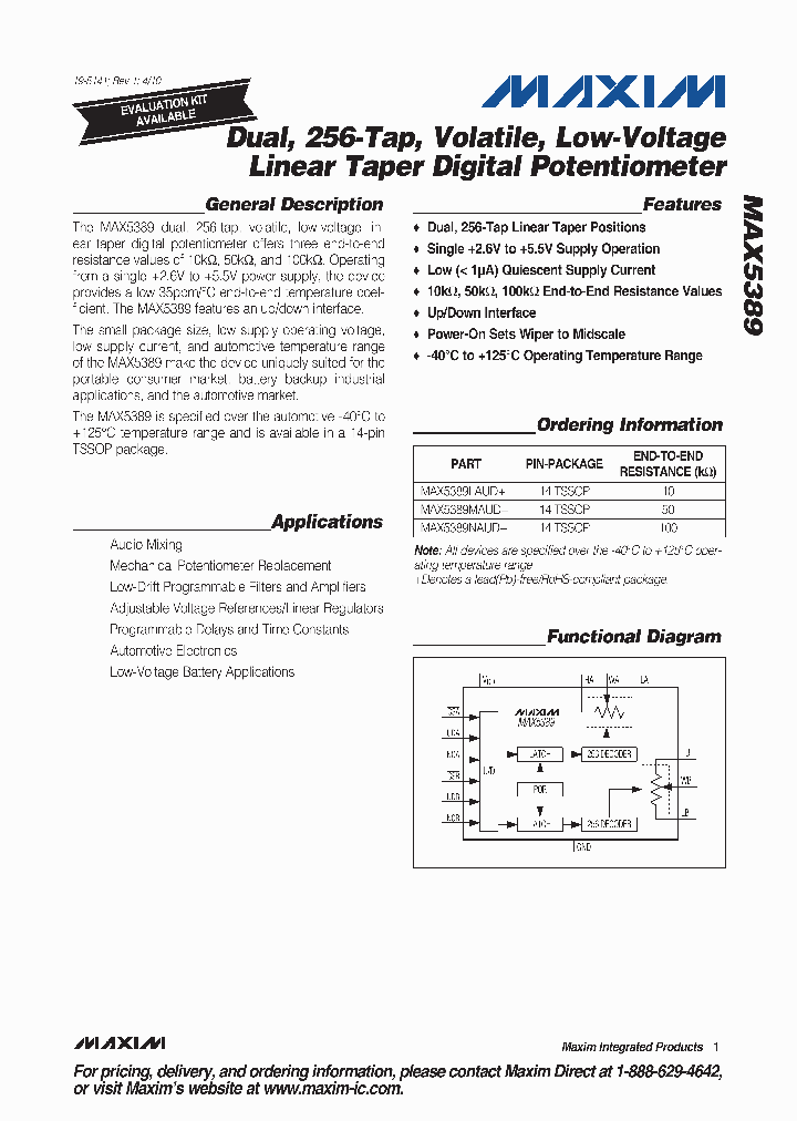 MAX5389LAUD_4707716.PDF Datasheet