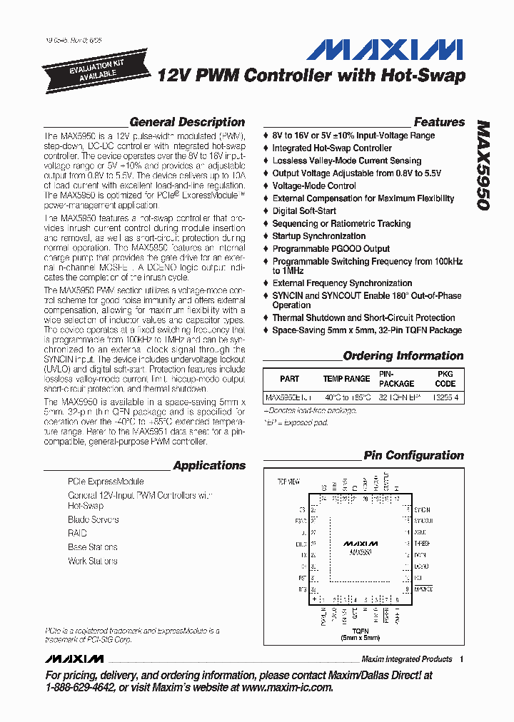 MAX5950_4590711.PDF Datasheet