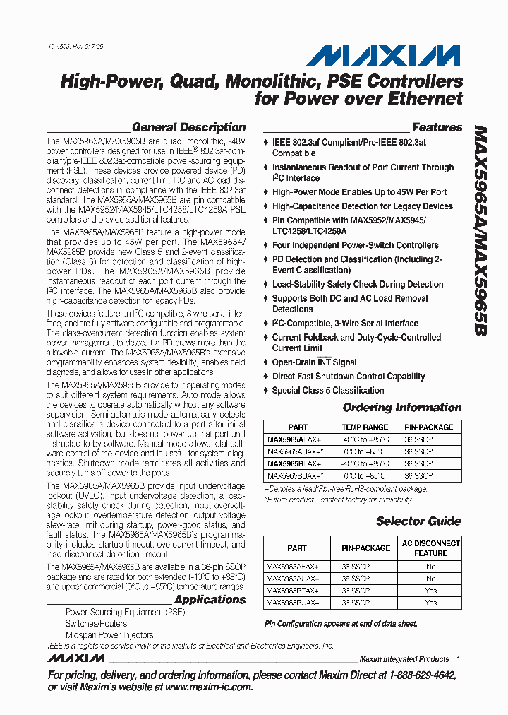 MAX5965BUAX_4469742.PDF Datasheet
