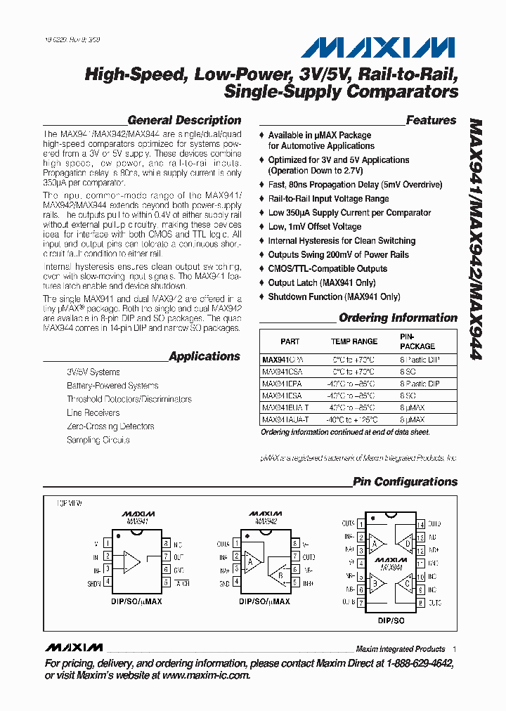 MAX94109_4702146.PDF Datasheet