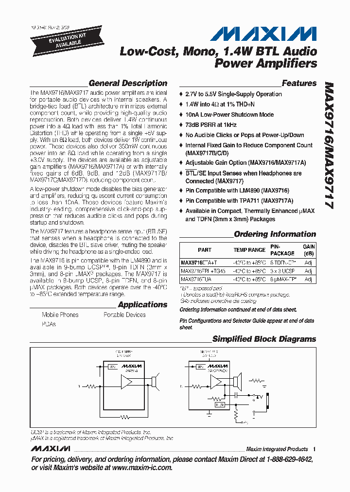 MAX9716EBLTG45_4469971.PDF Datasheet
