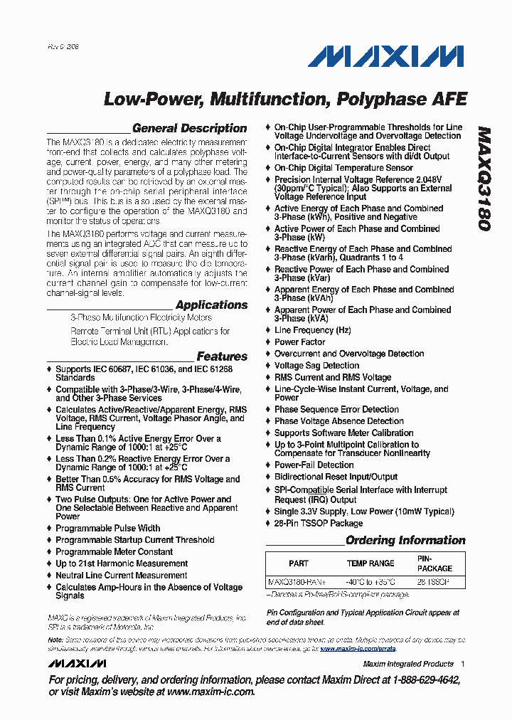 MAXQ3180_4244620.PDF Datasheet