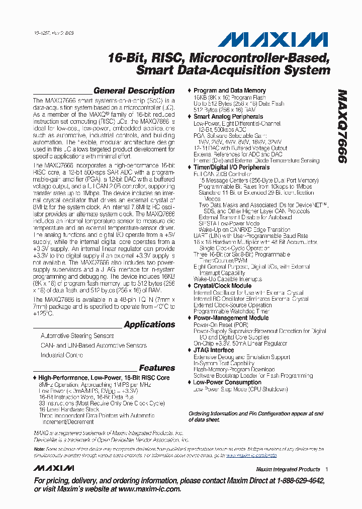 MAXQ7666BATM_4525181.PDF Datasheet