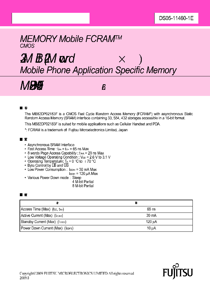 MB82DP02183F-65LTBG_4561370.PDF Datasheet
