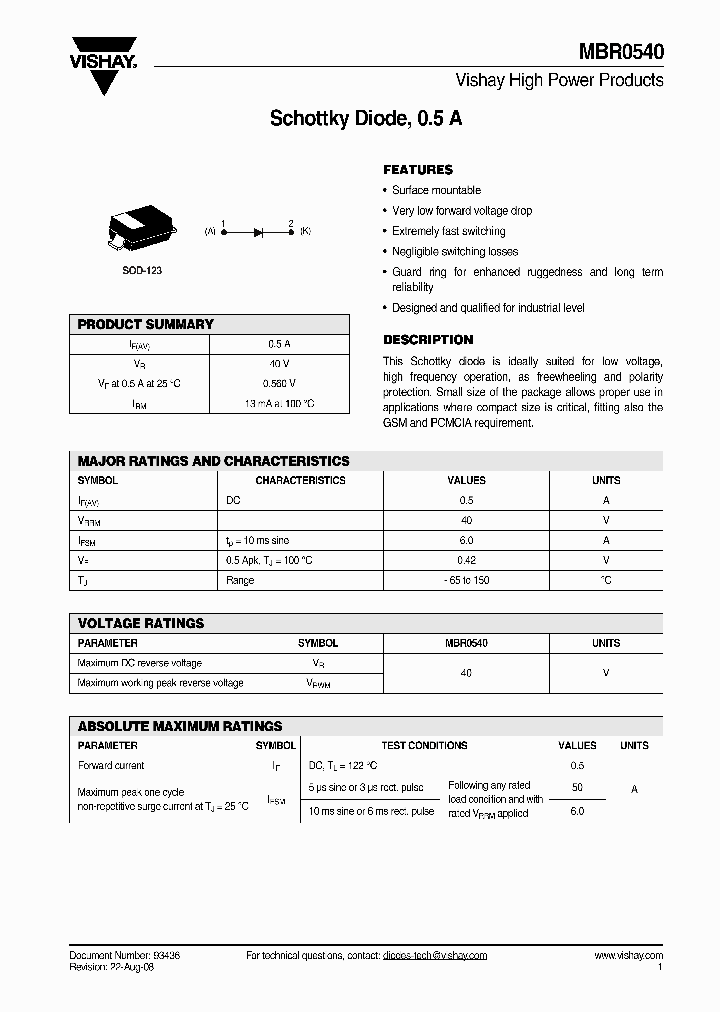 MBR0540_4873270.PDF Datasheet