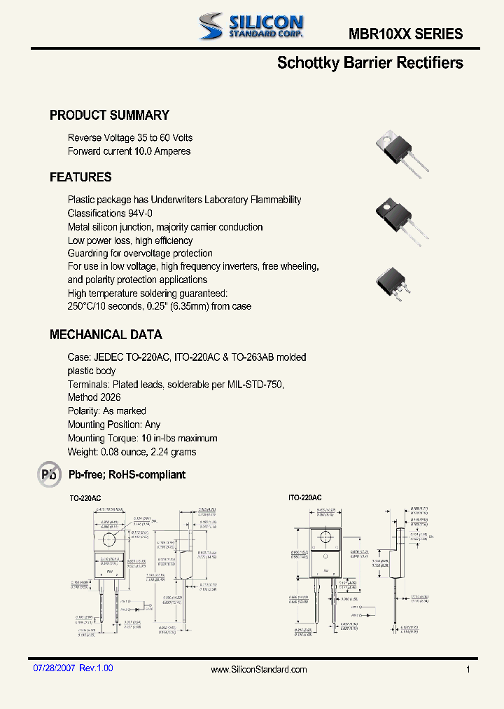 MBR1060_4567292.PDF Datasheet