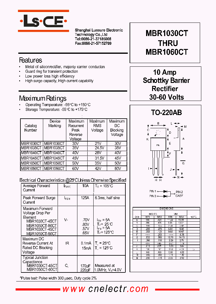 MBR1060CT_4848787.PDF Datasheet
