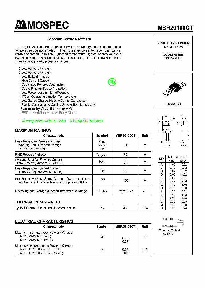 MBR20100CT_4533851.PDF Datasheet