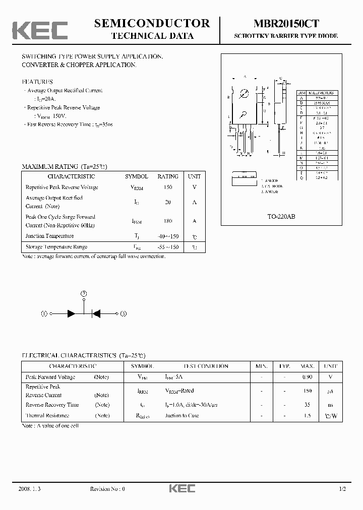 MBR20150CT_4179988.PDF Datasheet