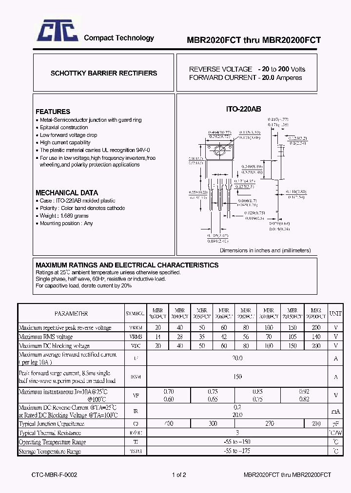 MBR20150FCT_4652201.PDF Datasheet