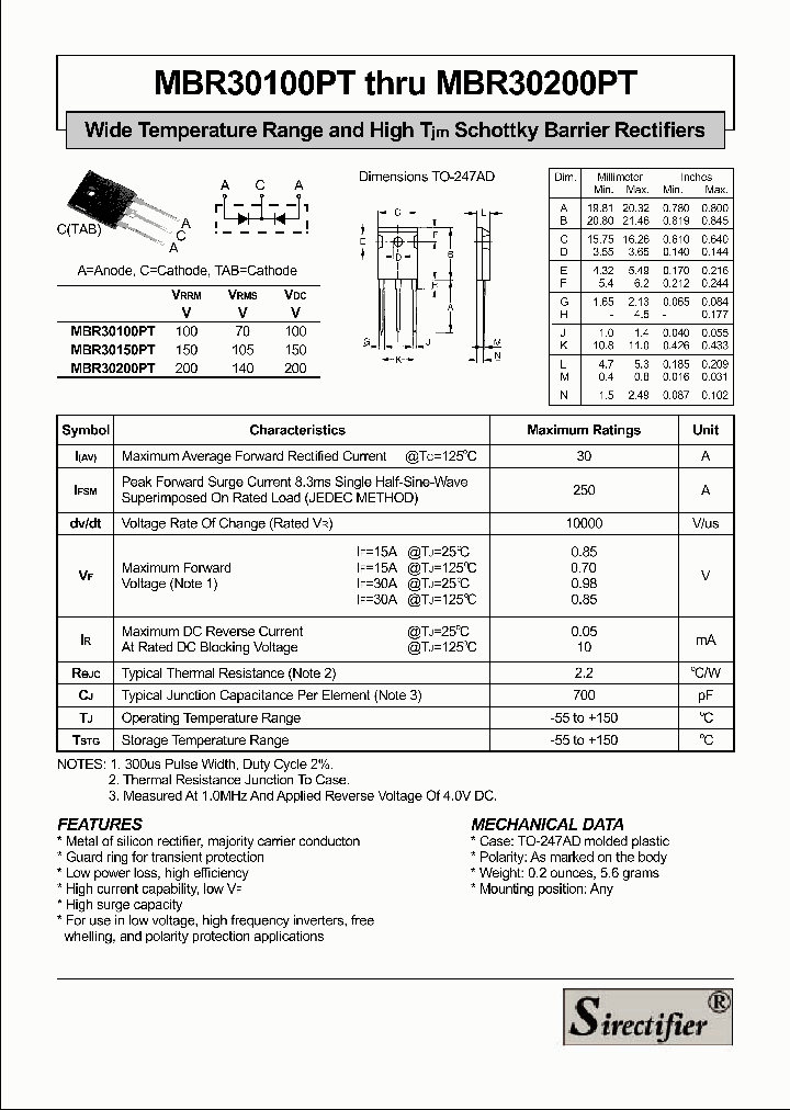 MBR30200PT_4323524.PDF Datasheet