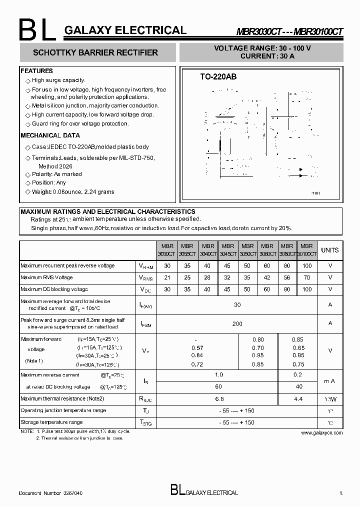 MBR3050CT_4254884.PDF Datasheet