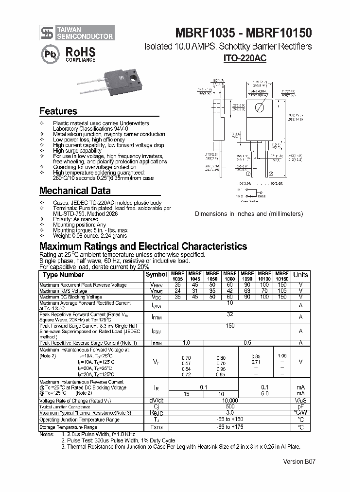 MBRF10150_4231468.PDF Datasheet