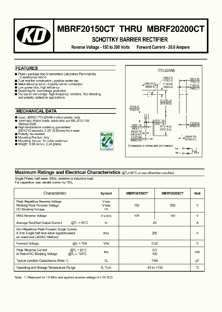 MBRF20150CT_4557864.PDF Datasheet