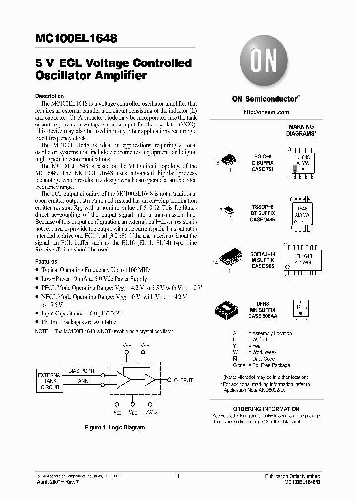 MC100EL1648DG_4850406.PDF Datasheet