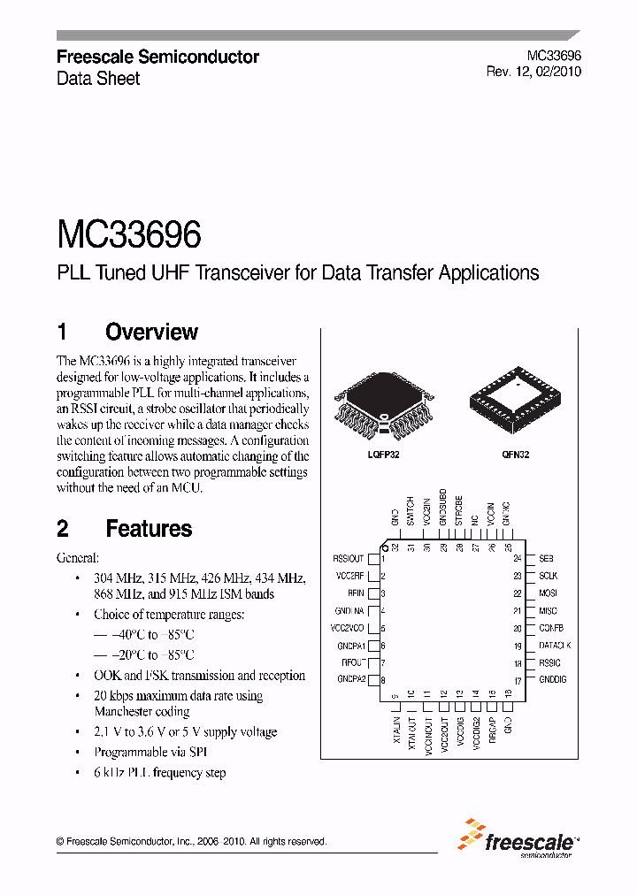 MC33696FCAER2_4654093.PDF Datasheet
