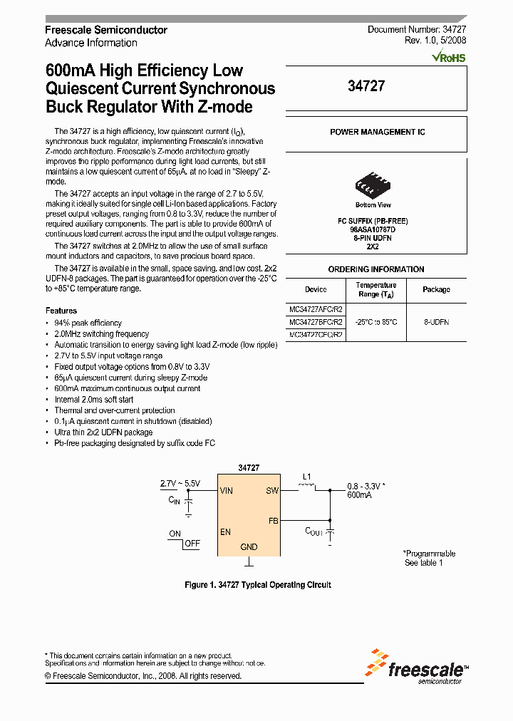 MC34727AFCR2_4250974.PDF Datasheet