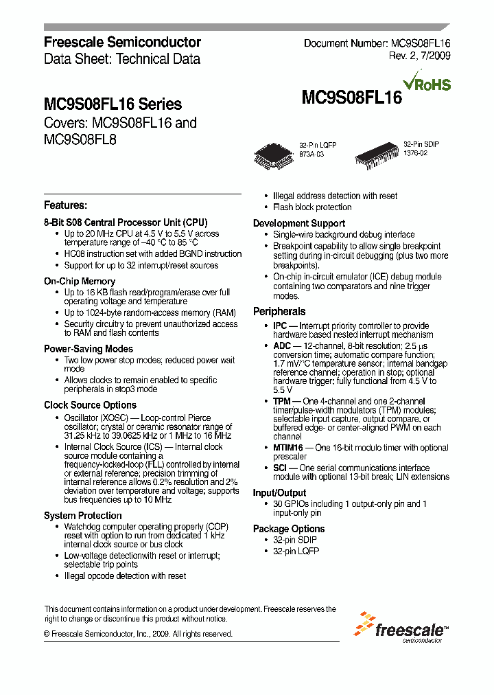 MC9S08FL16_4594021.PDF Datasheet
