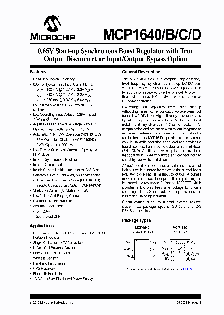 MCP1640_4670263.PDF Datasheet