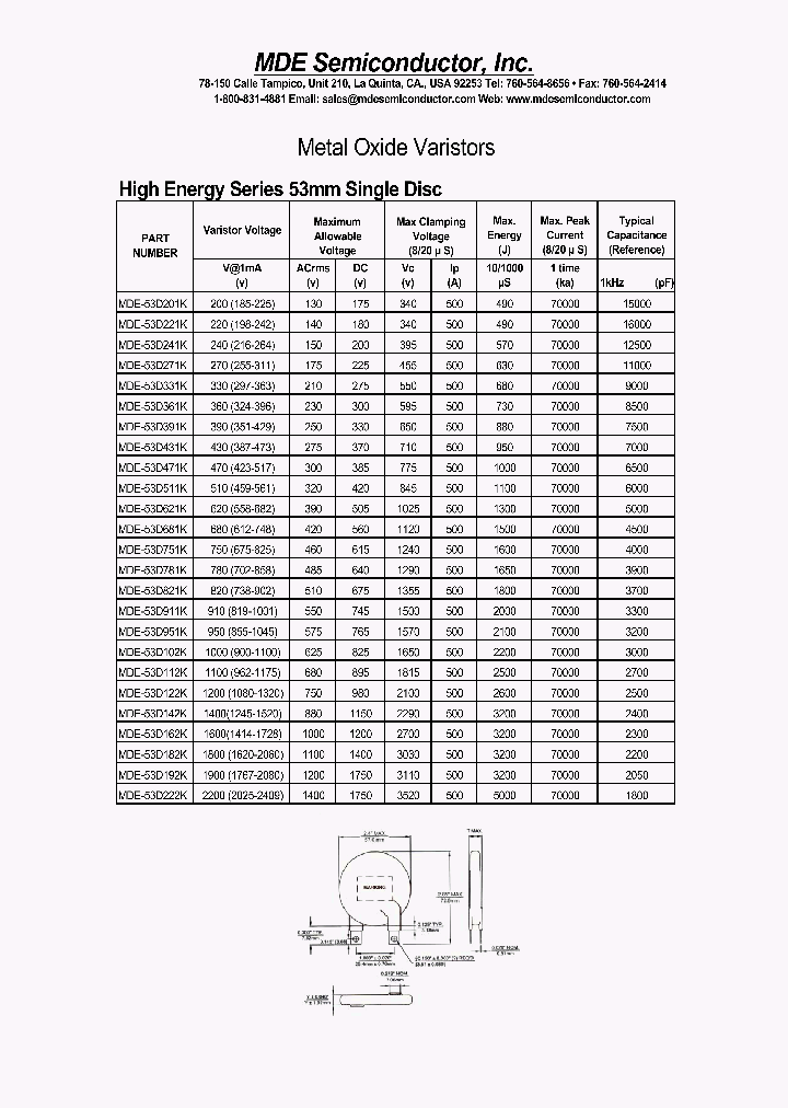 MDE-53D241K_4331229.PDF Datasheet