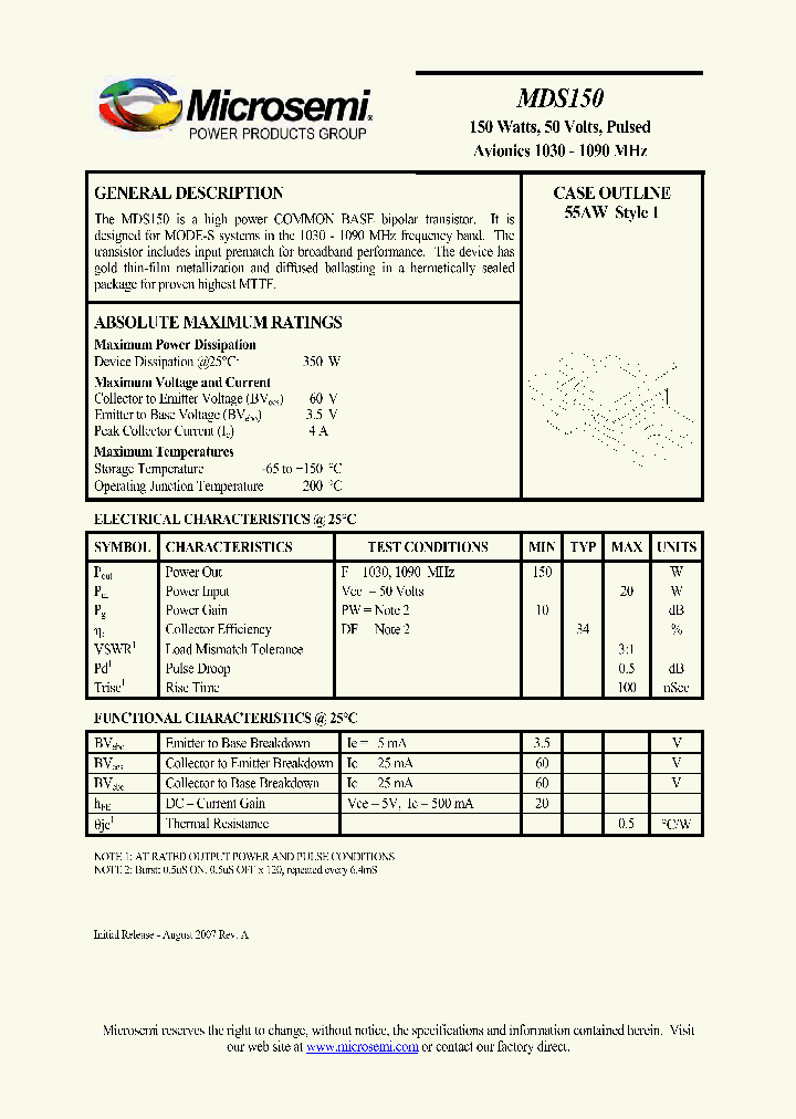 MDS150_4534057.PDF Datasheet