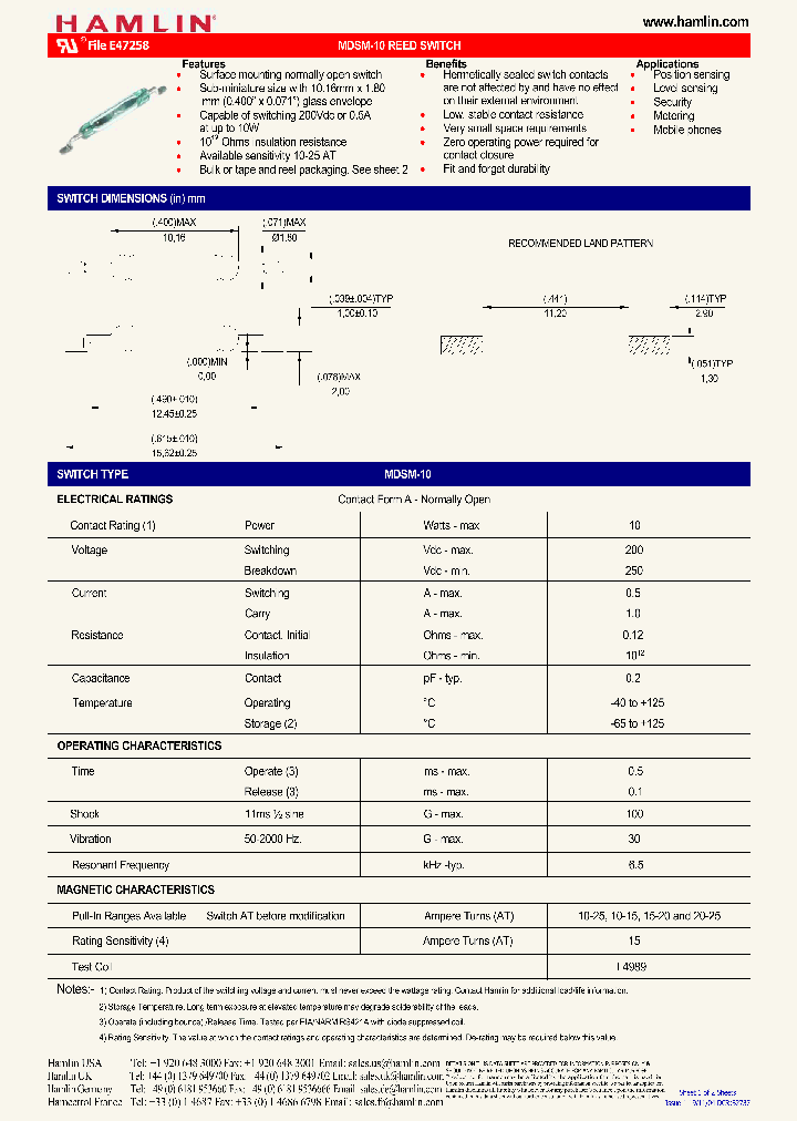 MDSM-10_4719555.PDF Datasheet