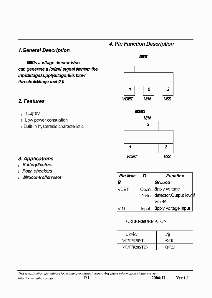 MDT7820ST23_4800543.PDF Datasheet