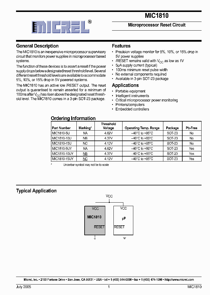 MIC1810_4652190.PDF Datasheet