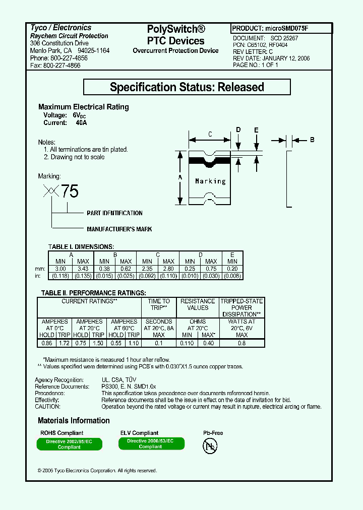 MICROSMD075F_4565940.PDF Datasheet
