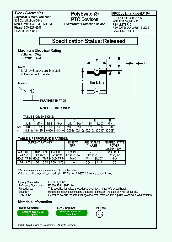MICROSMD150F_4566073.PDF Datasheet