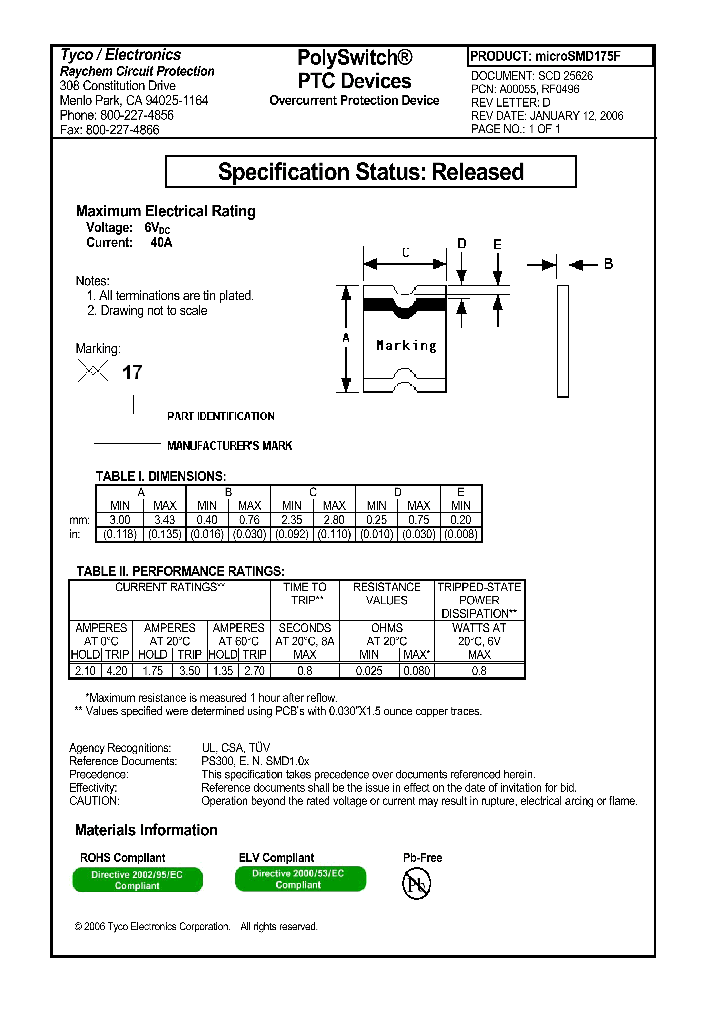 MICROSMD175F_4666529.PDF Datasheet