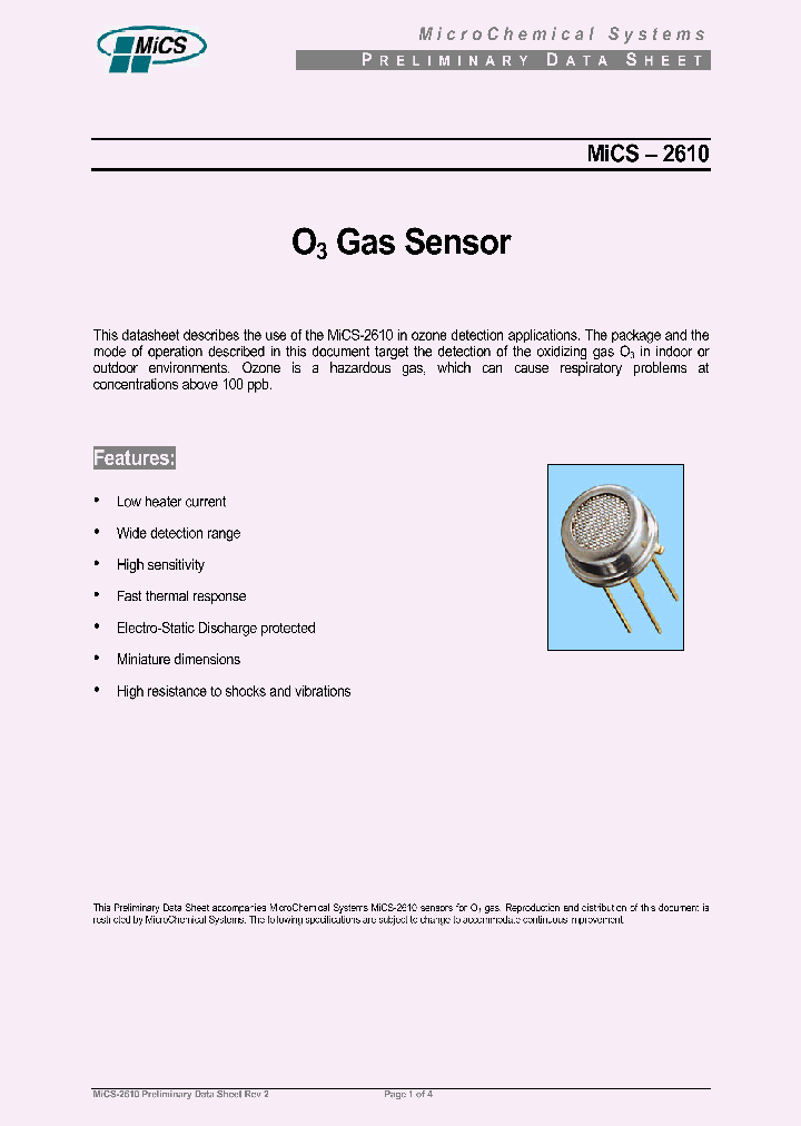 MICS-2610_4176058.PDF Datasheet