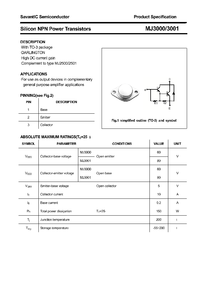 MJ3000_4442174.PDF Datasheet