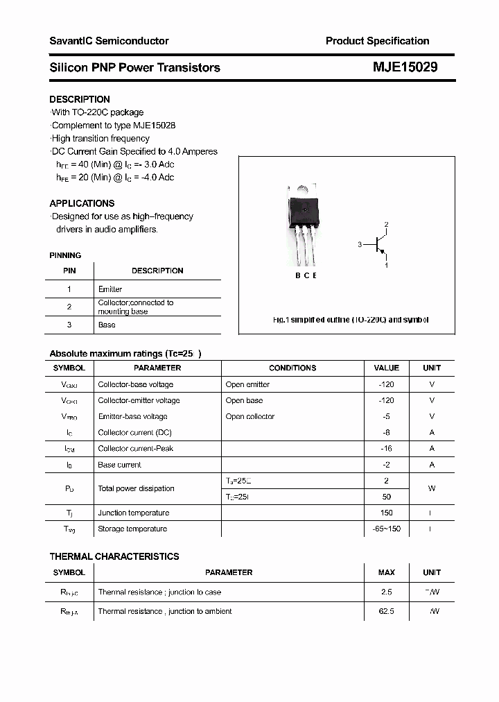 MJE15029_4412042.PDF Datasheet