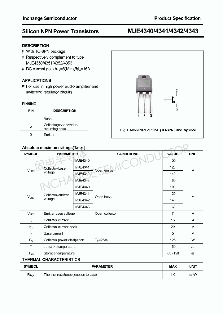 MJE4340_4280400.PDF Datasheet