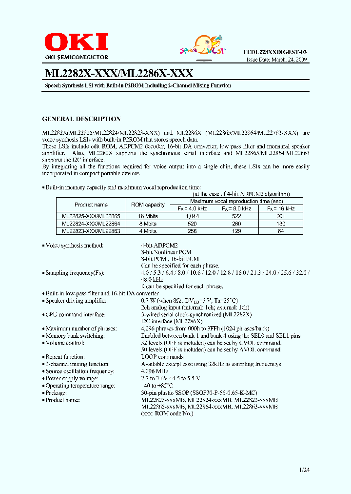 ML22825_4564439.PDF Datasheet