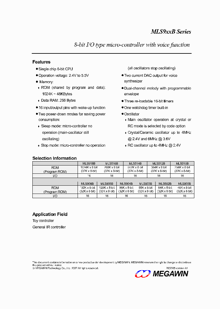 MLS900B_4590799.PDF Datasheet