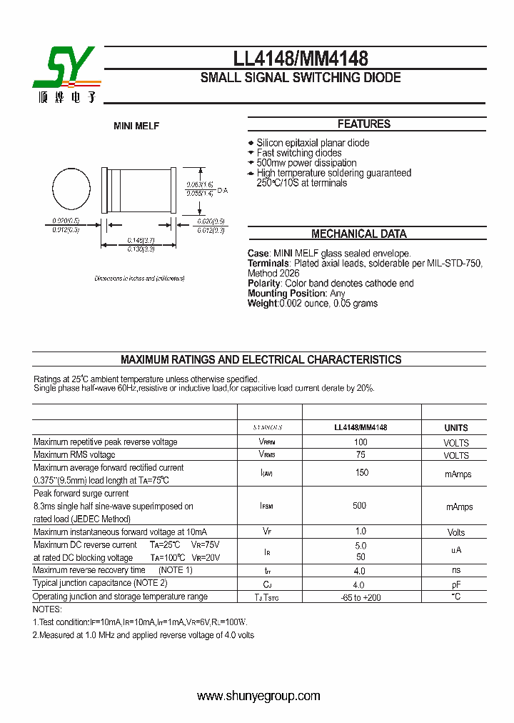 MM4148_4869793.PDF Datasheet