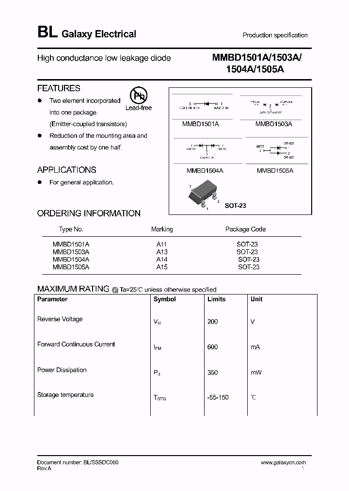 MMBD1504A_4356989.PDF Datasheet