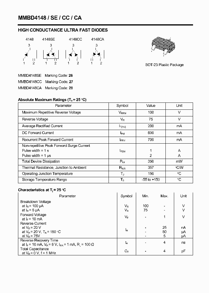 MMBD4148SE_4775438.PDF Datasheet