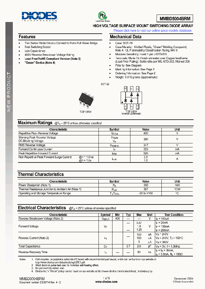 MMBD5004BRM_4532067.PDF Datasheet