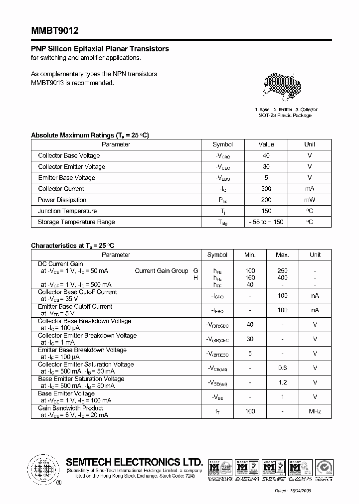 MMBT9012_4454523.PDF Datasheet