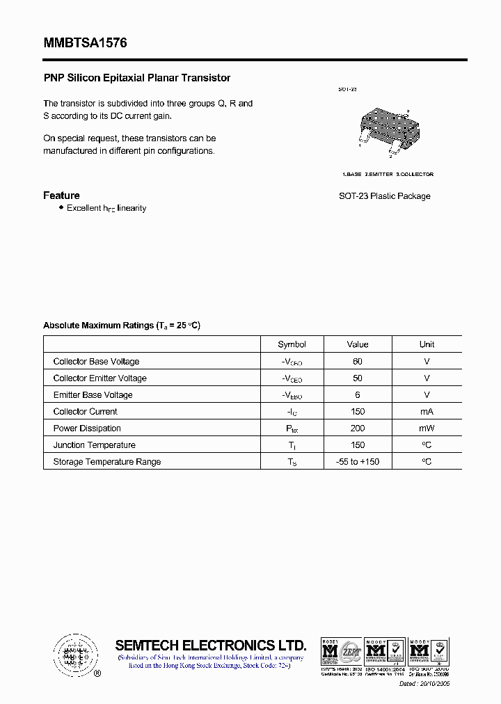MMBTSA1576_4522830.PDF Datasheet