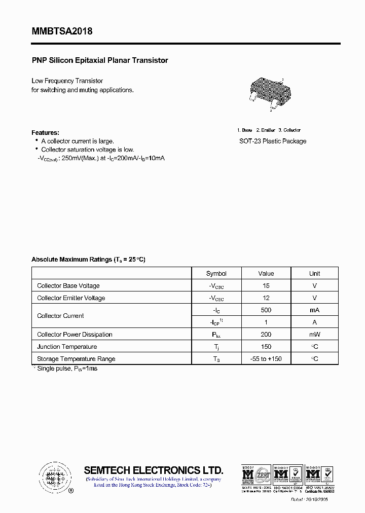 MMBTSA2018_4522833.PDF Datasheet