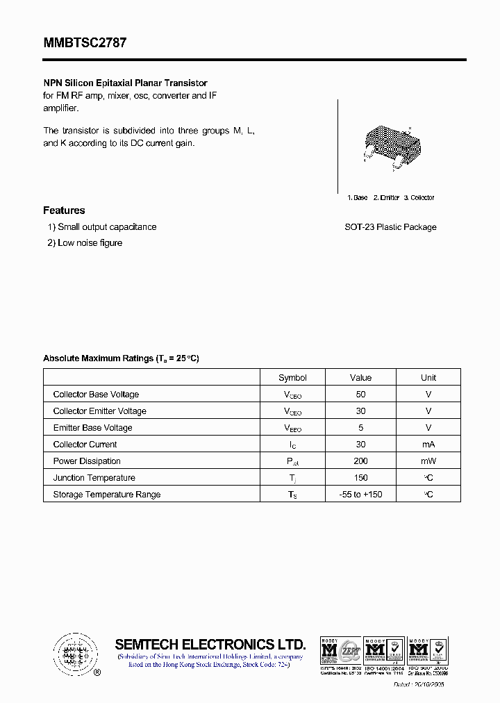 MMBTSC2787_4603567.PDF Datasheet