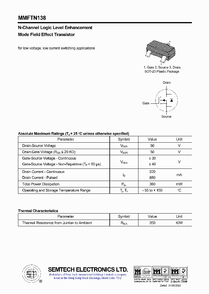 MMFTN138_4510319.PDF Datasheet