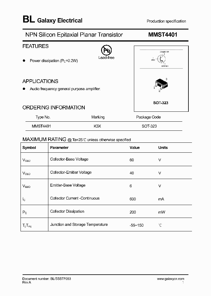 MMST4401_4183187.PDF Datasheet