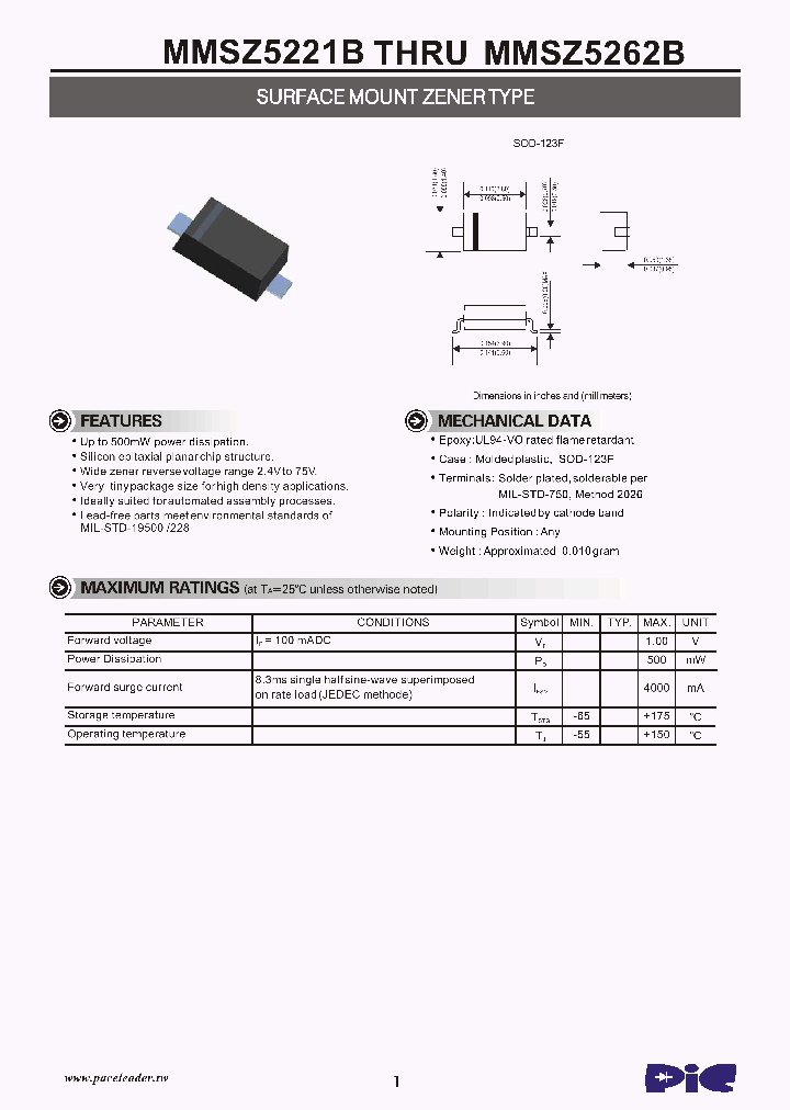 MMSZ5221B_4561950.PDF Datasheet