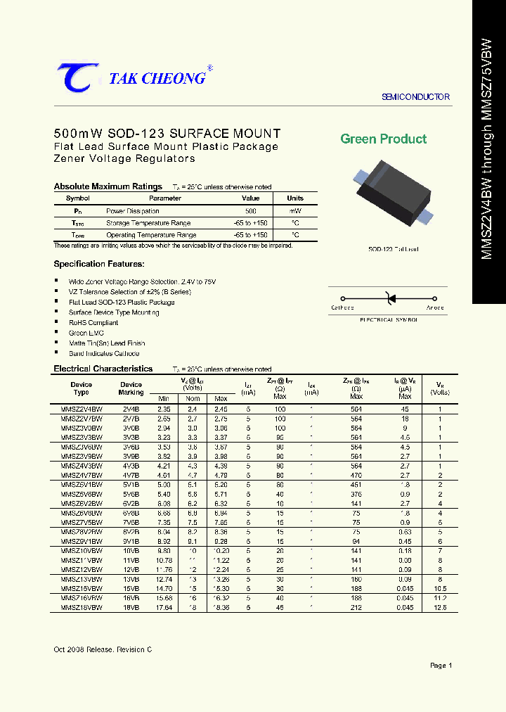 MMSZ6V2BW_4473835.PDF Datasheet