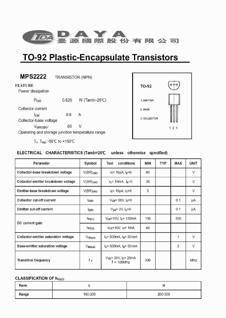 MPS2222_4867975.PDF Datasheet